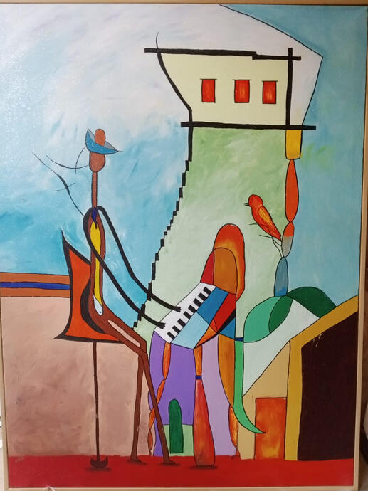 Piano Master. Acrylic on Canvas