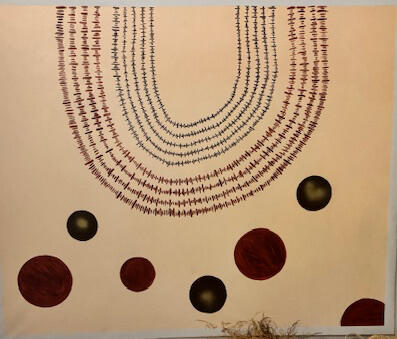 Bohemian flow. Acrylic on Canvas